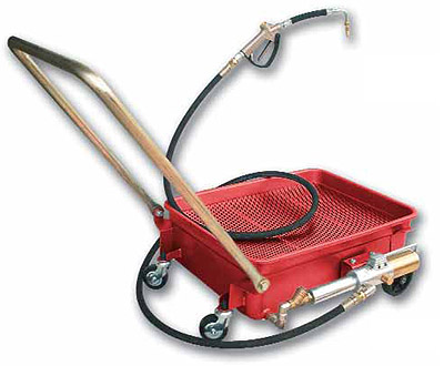 Zbiralec odpadnega olja s tal s pištolo