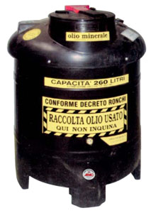 Rezervoar za obnavljanje odpadnega olja