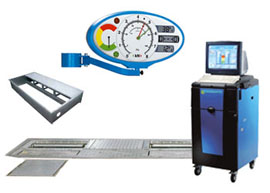 Testna steza, tester zavornega sistema, tester suspenzije in tester stekanja za avtomobile Beissbarth TL 600/SL 600